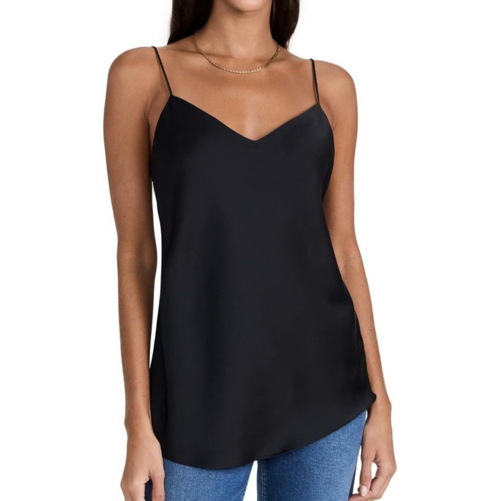 NWT Club Monaco Women's Kora Cami - Color Black - Size XL - MSRP $98‎